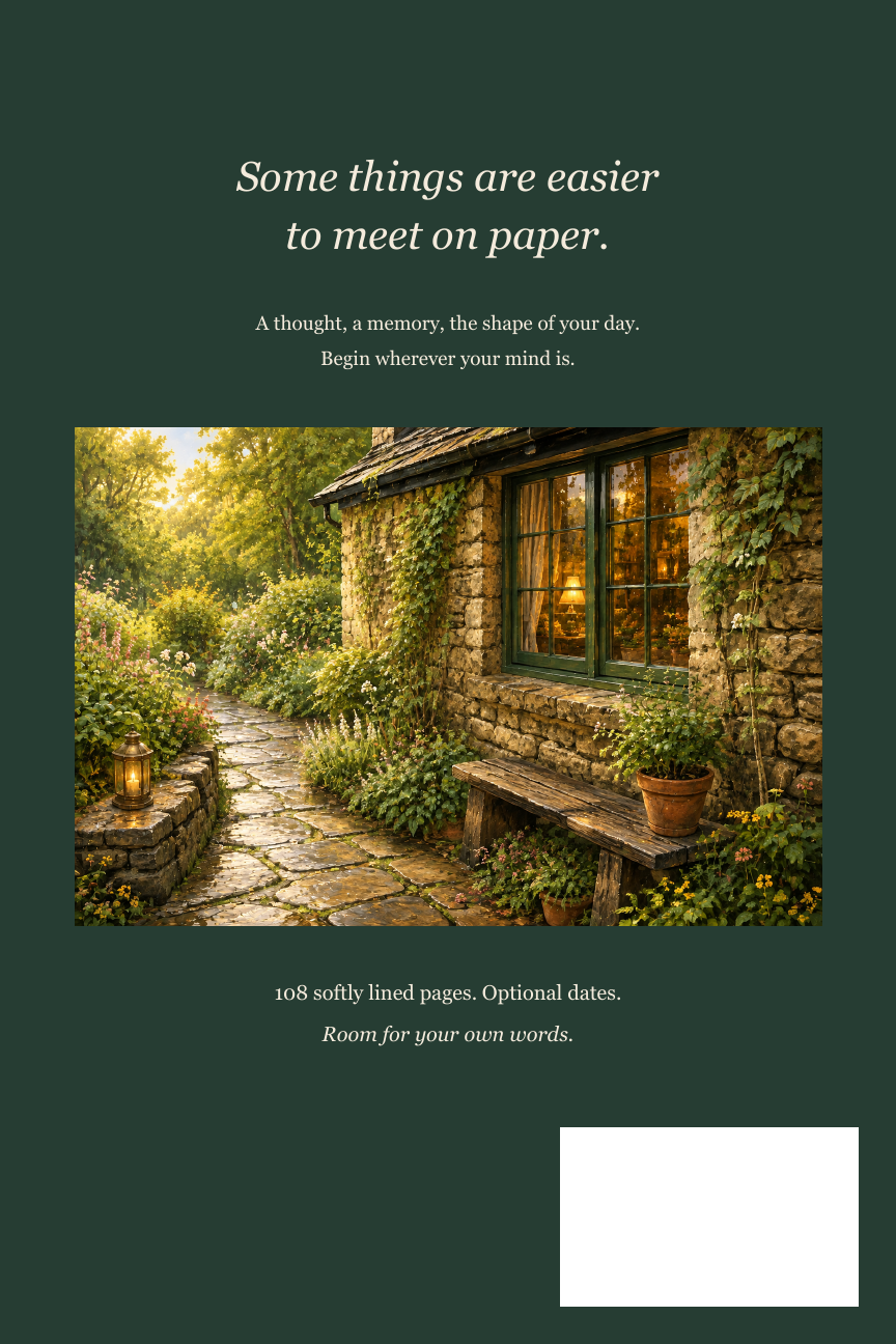 Quiet Hours complementary illustrated back cover